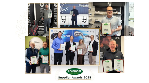 Foremost Golf Announces 2025 Supplier Award Winners