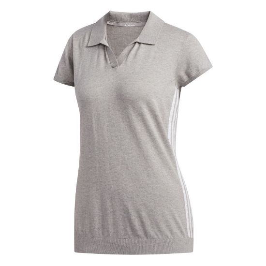 Picture of adidas Ladies Sweater Knit Golf Polo Shirt
