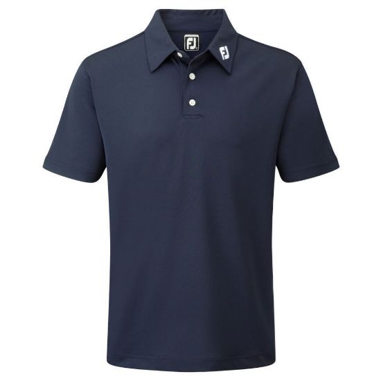 Picture of FootJoy Men's Stretch Pique Solid Golf Polo Shirt