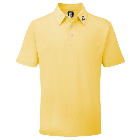 Picture of FootJoy Men's Stretch Pique Solid Golf Polo Shirt