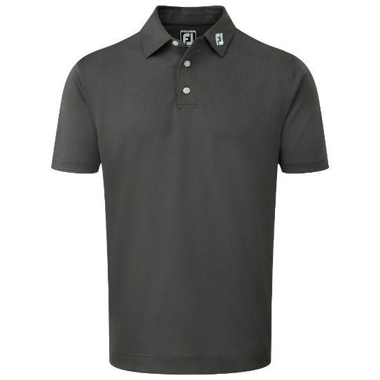 Picture of FootJoy Men's Stretch Pique Solid Golf Polo Shirt