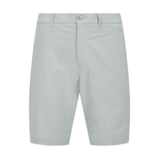 Picture of Original Penguin All Over  'Pete' Emoridered Golf  Shorts - Size 32 Only