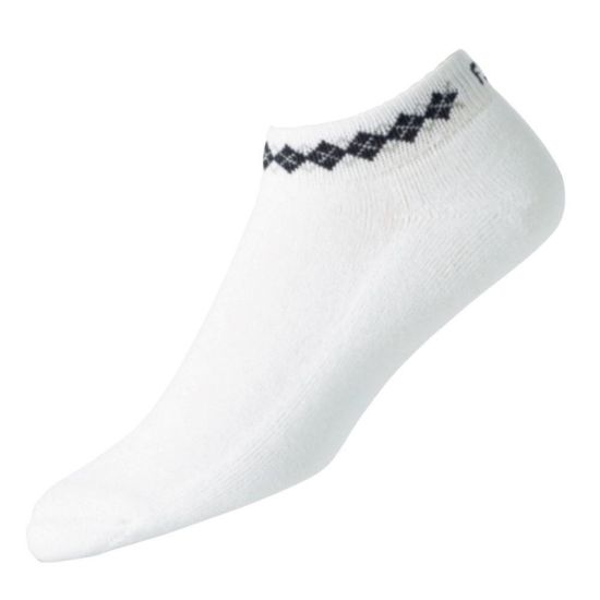 Picture of FootJoy Ladies ProDry Lightweight Sportlet Argyle Golf Socks