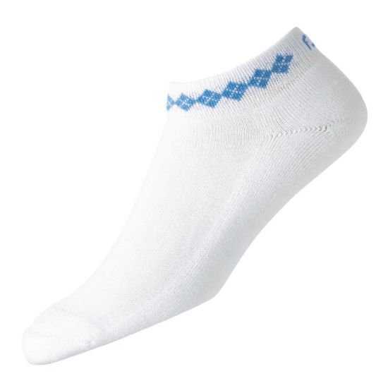 Picture of FootJoy Ladies ProDry Lightweight Sportlet Argyle Golf Socks