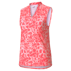 Picture of Puma Ladies Cloudspun Wilder Sleeveless Golf Polo Shirt