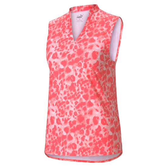 Picture of Puma Ladies Cloudspun Wilder Sleeveless Golf Polo Shirt