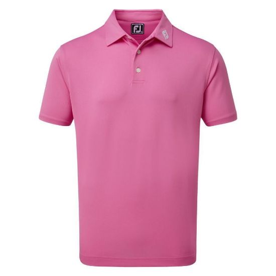 Picture of FootJoy Men's Stretch Pique Solid Golf Polo Shirt