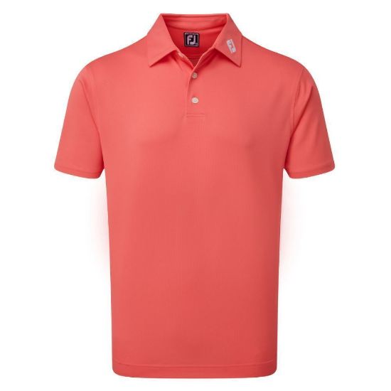 Picture of FootJoy Men's Stretch Pique Solid Golf Polo Shirt