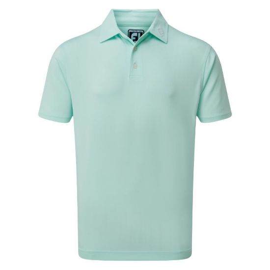 Picture of FootJoy Men's Stretch Pique Solid Golf Polo Shirt