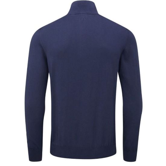 Picture of Oscar Jacobson Men's Waldorf Pin 1/2-Zip Golf Sweater