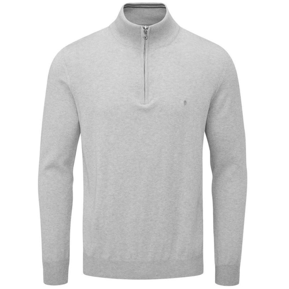 Oscar Jacobson Men's Waldorf Pin 1/2-Zip Golf Sweater