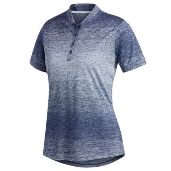 Picture of adidas Ladies Gradient Novelty Golf Polo Shirt