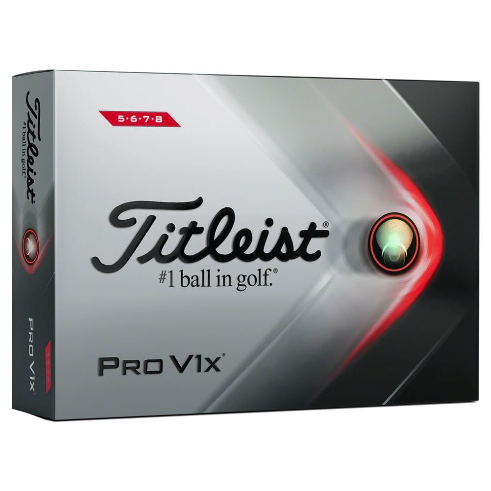 Titleist Pro V1x Golf Balls (High Numbers)