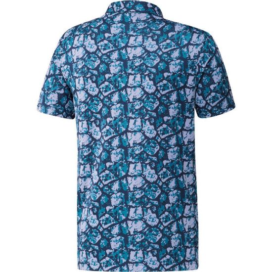Picture of adidas Men's Cobblestone Print Golf Polo Shirt