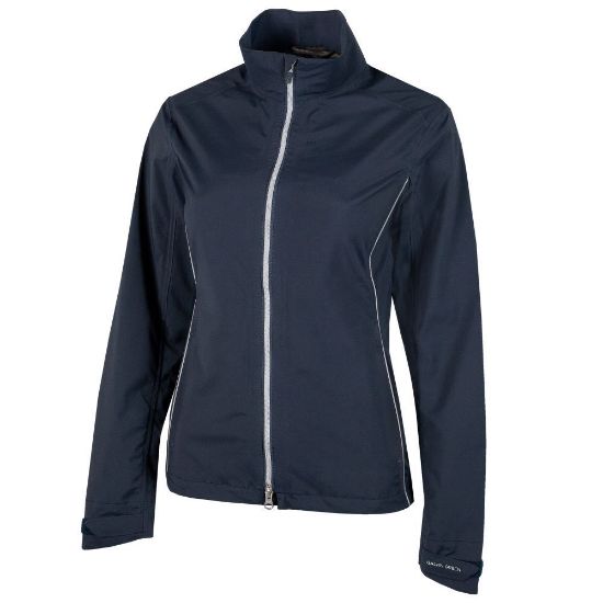 Galvin Green Ladies Anya Gore-Tex Waterproof Navy Golf Jacket Front View