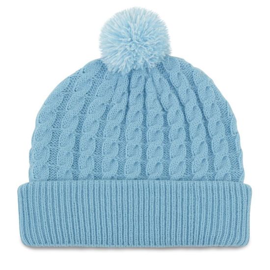 Picture of Titleist Cable Knit Pom Pom Golf Bobble Hat