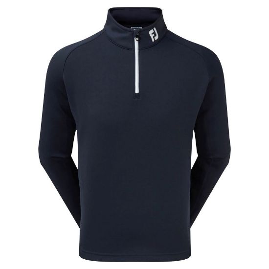 FootJoy Men's Chill-Out Navy Golf Sweater Front View