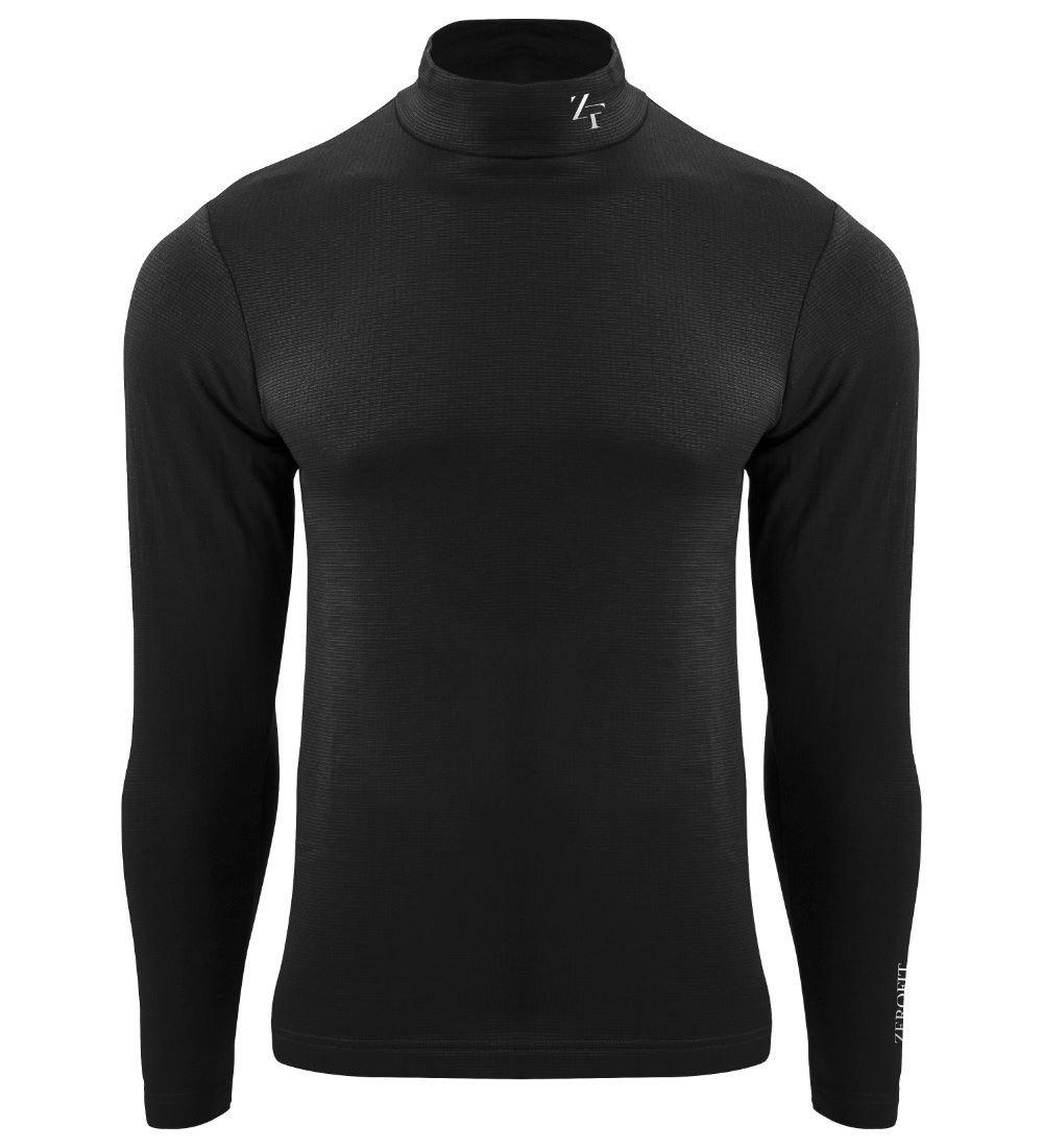 Zerofit Men's Heatrub Move Mock Neck Golf Base Layer
