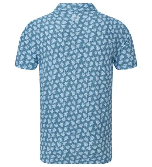 Picture of FootJoy Men's Shadow Palm Print Golf Polo Shirt