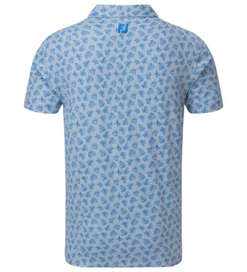 Picture of FootJoy Men's Shadow Palm Print Golf Polo Shirt