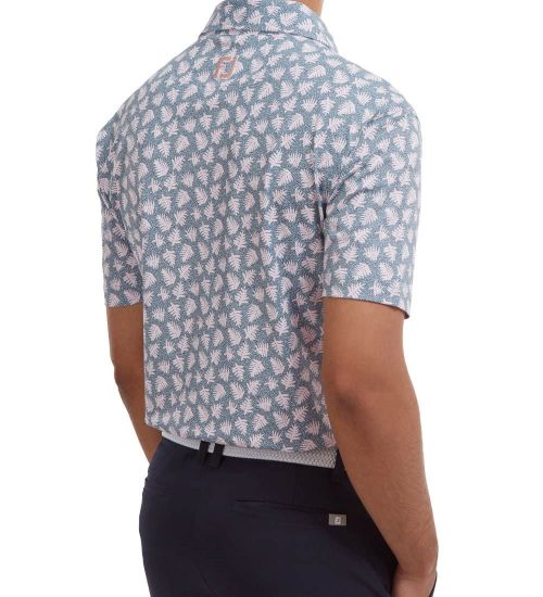 Picture of FootJoy Men's Shadow Palm Print Golf Polo Shirt