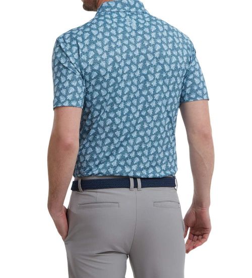 Picture of FootJoy Men's Shadow Palm Print Golf Polo Shirt