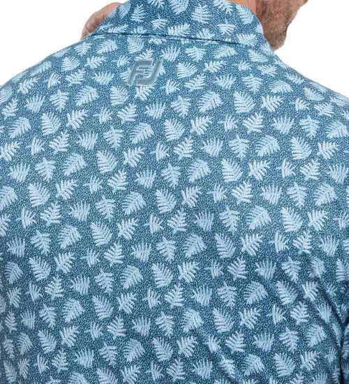 Picture of FootJoy Men's Shadow Palm Print Golf Polo Shirt