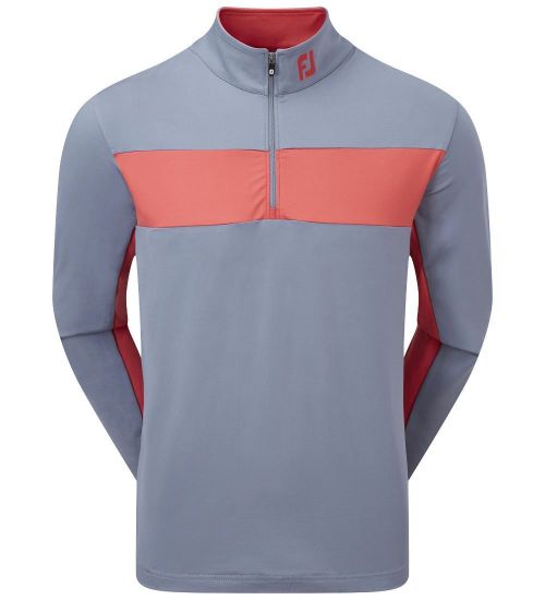Picture of FootJoy Men's Engineered Chest Stripe Chill Out Golf Midlayer