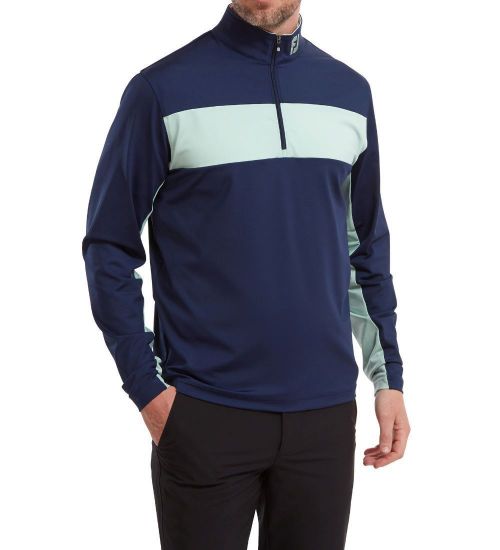 Picture of FootJoy Men's Engineered Chest Stripe Chill-Out Golf Midlayer