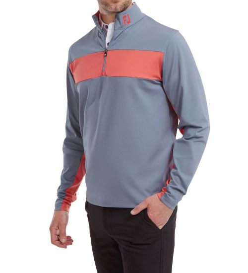Picture of FootJoy Men's Engineered Chest Stripe Chill-Out Golf Midlayer