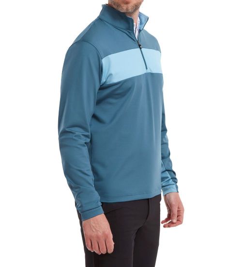 Picture of FootJoy Men's Engineered Chest Stripe Chill Out Golf Midlayer