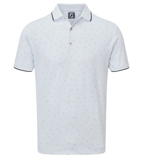 Picture of FootJoy Men's Pique Push Play Print Golf Polo Shirt