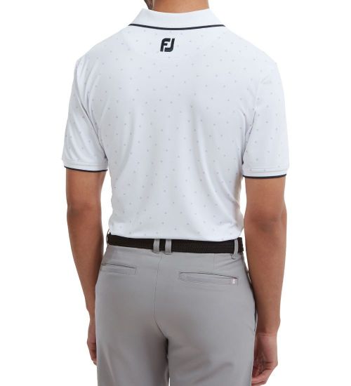 Picture of FootJoy Men's Pique Push Play Print Golf Polo Shirt