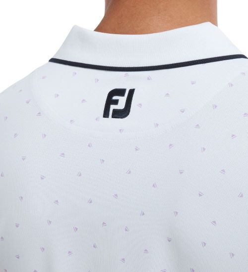 Picture of FootJoy Men's Pique Push Play Print Golf Polo Shirt