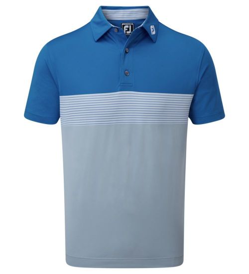 Picture of FootJoy Men's Colour Block Pique Golf Polo Shirt