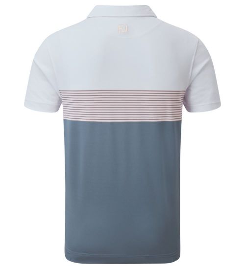 Picture of FootJoy Men's Colour Block Pique Golf Polo Shirt