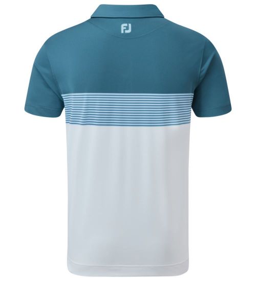 Picture of FootJoy Men's Colour Block Pique Golf Polo Shirt