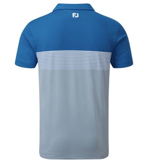 Picture of FootJoy Men's Colour Block Pique Golf Polo Shirt