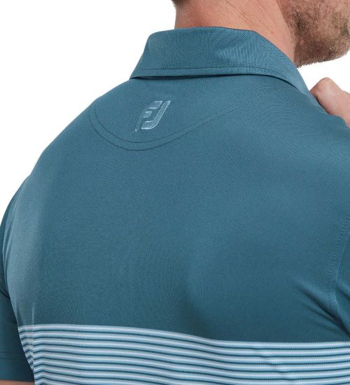 Picture of FootJoy Men's Colour Block Pique Golf Polo Shirt