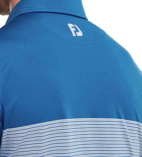 Picture of FootJoy Men's Colour Block Pique Golf Polo Shirt
