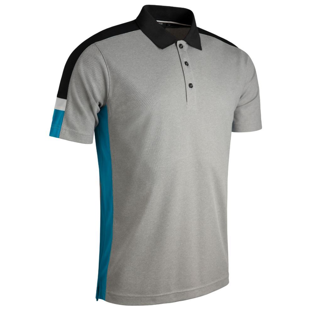 Glenmuir Men's Hutton Performance Golf Polo Shirt