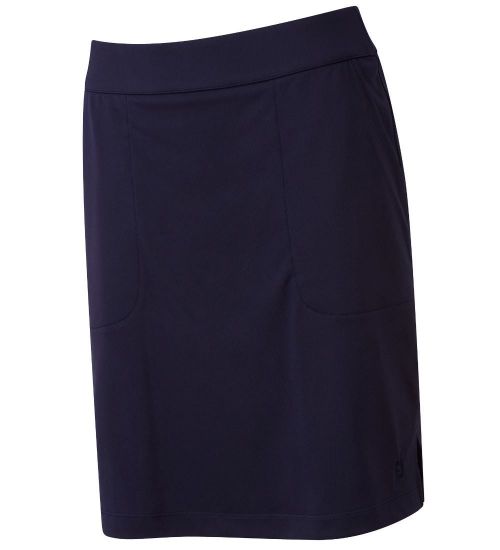 Picture of FootJoy Ladies Navy Interlock Golf Skort