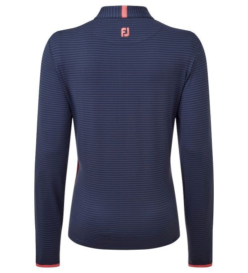 Picture of FootJoy Ladies Jersey Tonal Stripe Golf Midlayer