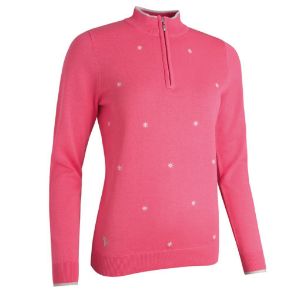 Picture of Glenmuir Ladies Paige Embroidered Cotton Golf Sweater