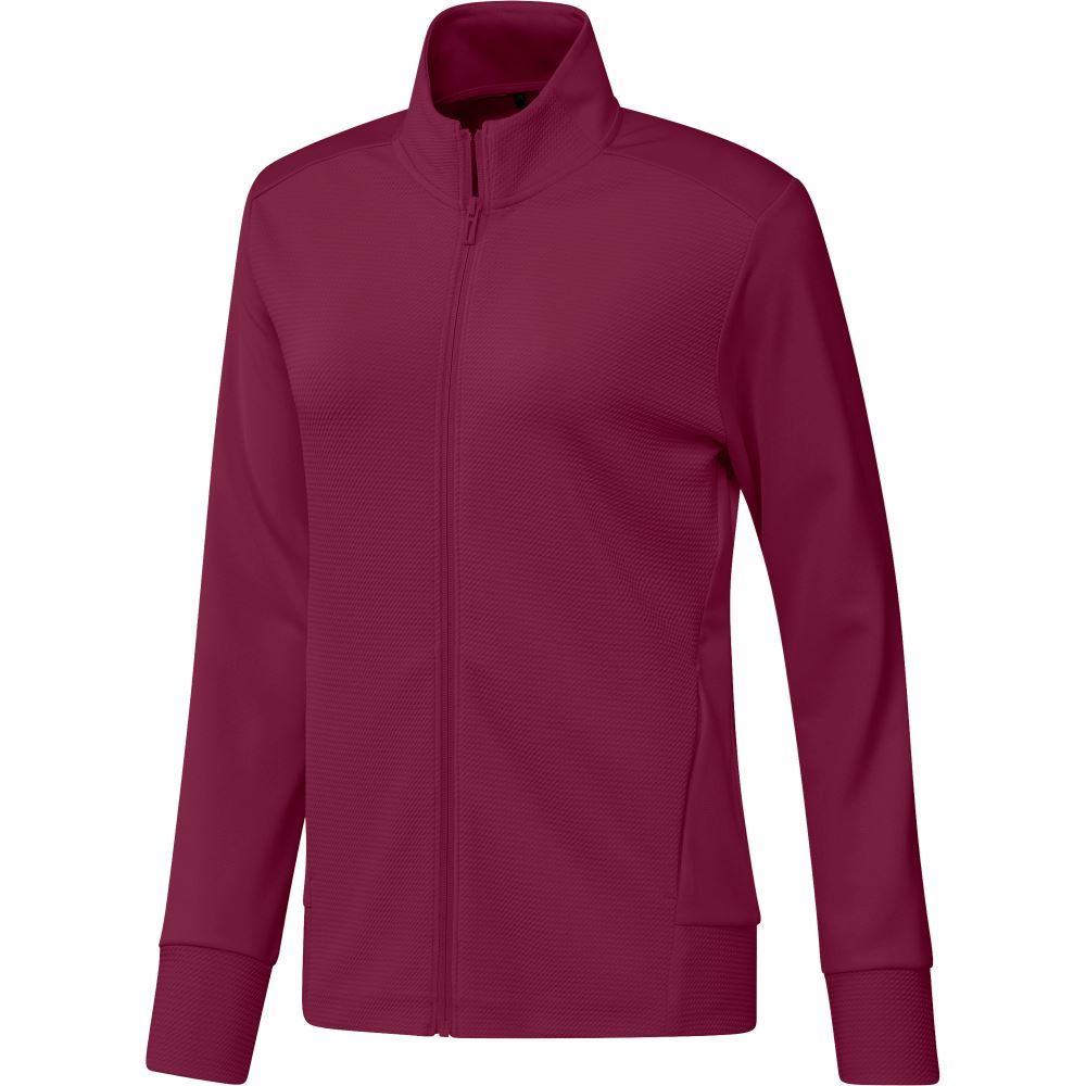 adidas Ladies Textured Full Zip Golf Jacket