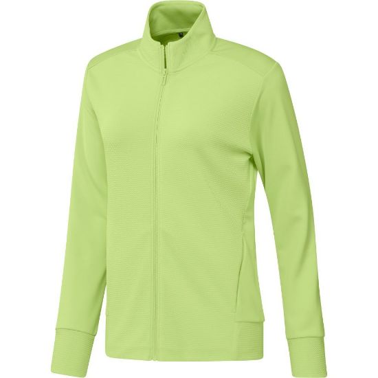 Picture of adidas Ladies Textured Full Zip Golf Jacket