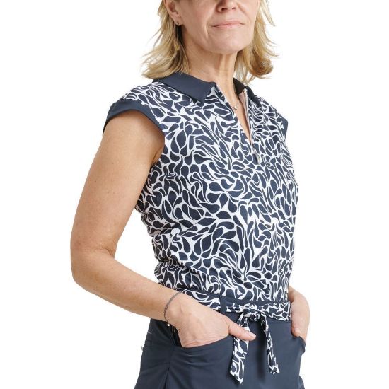 Picture of Abacus Ladies Lily Sleeveless Golf Polo Shirt
