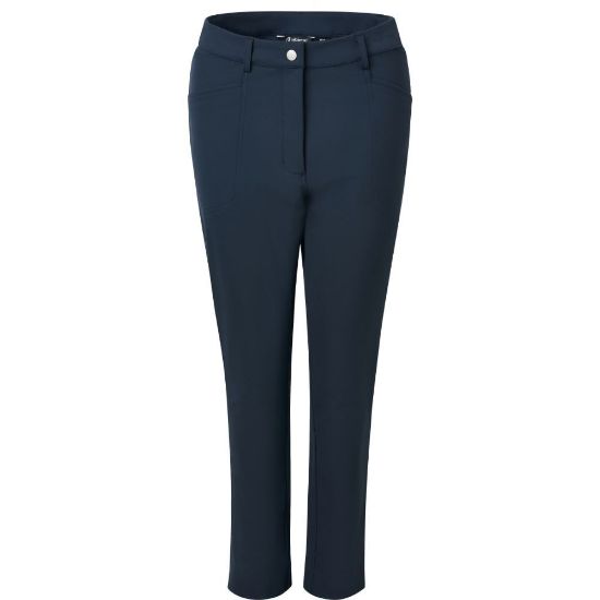 Abacus Ladies Elite 7/8 Navy Golf Trousers Front View