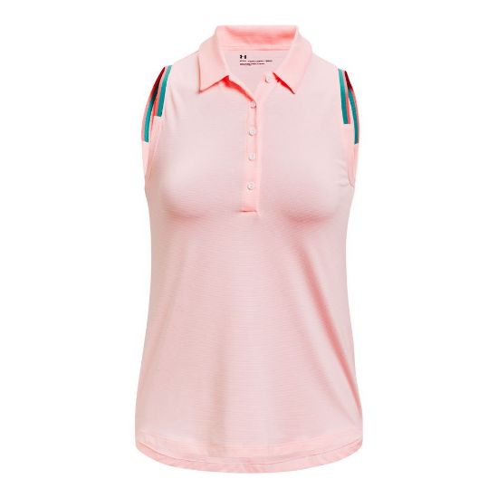 Picture of Under Armour Ladies Zinger Point Sleeveless Golf Polo Shirt