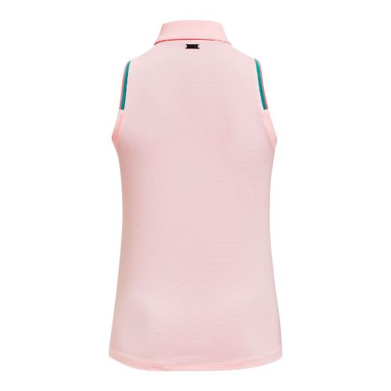Picture of Under Armour Ladies Zinger Point Sleeveless Golf Polo Shirt